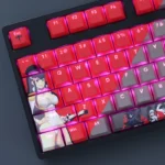 Ryuko Matoi Kill la Kill Keycaps Set Anime Red Grey Backlit PBT