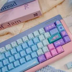 Tonikawa Keycaps Set Anime Blue Purple Cherry PBT