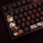 VILL-V Honkai Impact 3 Keycaps Set Game Brown Backlit PBT