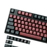 GMK Burgundy Clone Keycaps Set Black Red Cherry PBT