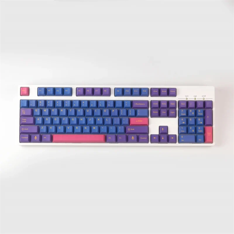 GMK Litchi Clone Keycaps Set Blue Purple Yellow Cherry PBT - Image 8