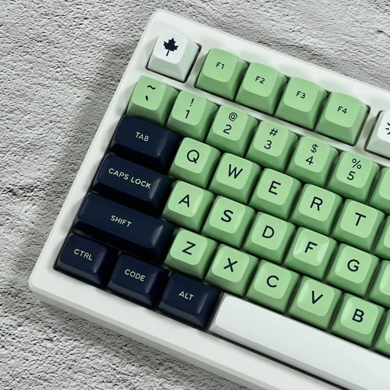 GMK Mint Clone Keycaps Set Green Blue SA Double Shot ABS - Image 2