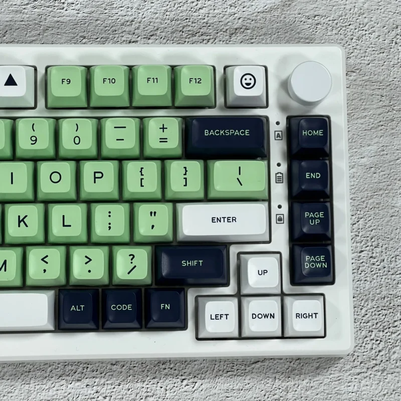 GMK Mint Clone Keycaps Set Green Blue SA Double Shot ABS - Image 3