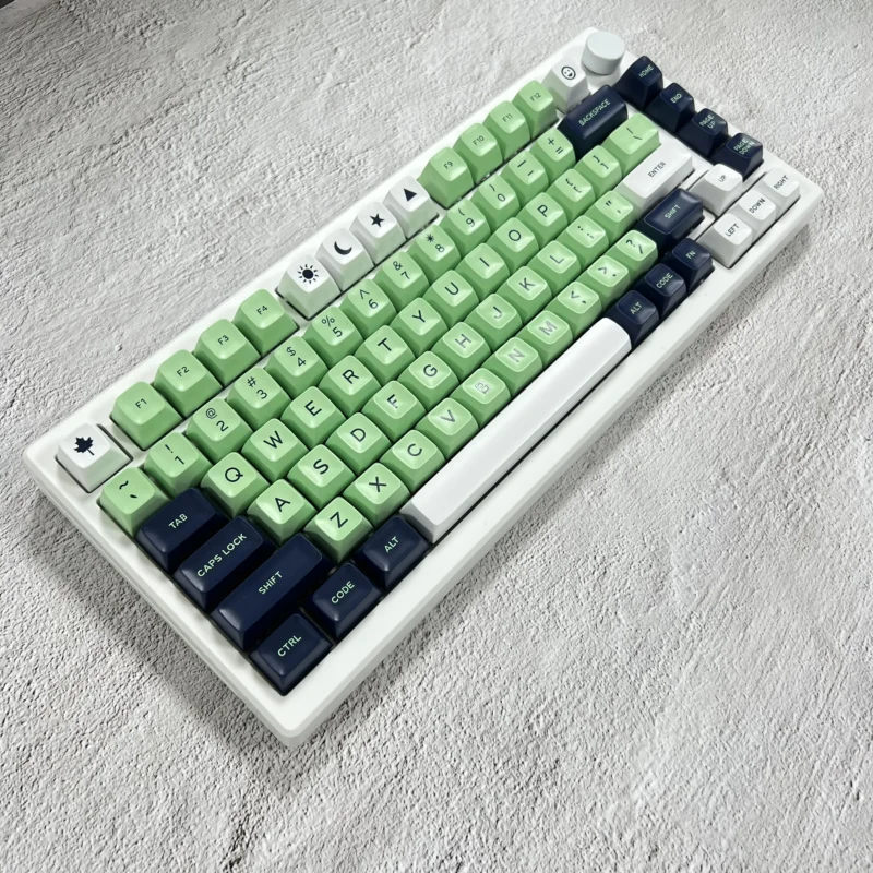 GMK Mint Clone Keycaps Set Green Blue SA Double Shot ABS - Image 4