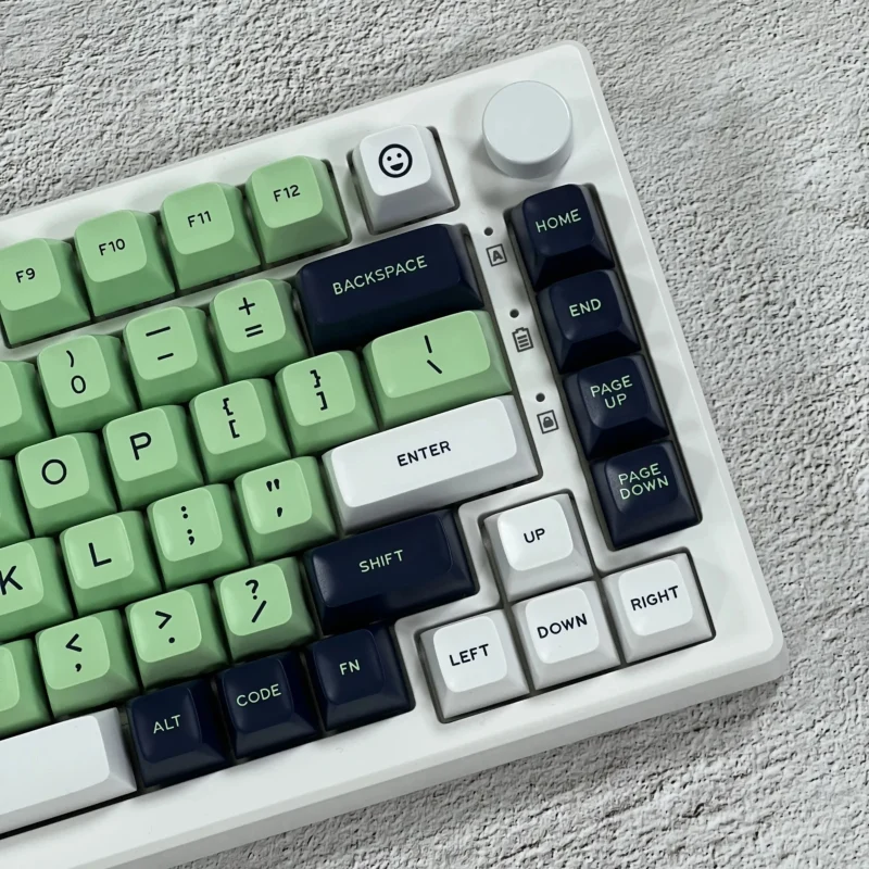 GMK Mint Clone Keycaps Set Green Blue SA Double Shot ABS - Image 6