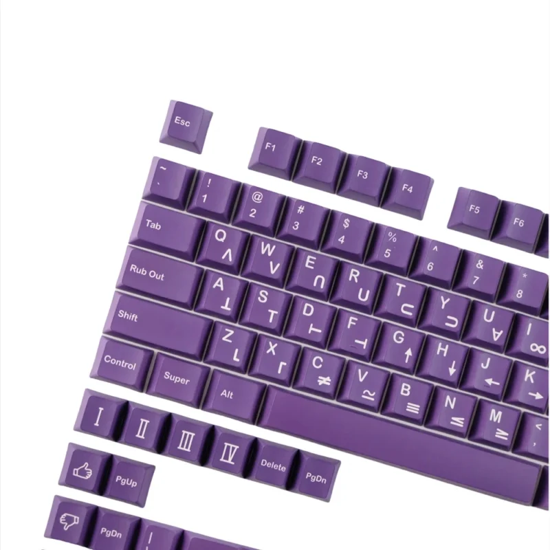 GMK Royal Cadet Clone Keycaps Set Purple Maths Cherry PBT - Image 4