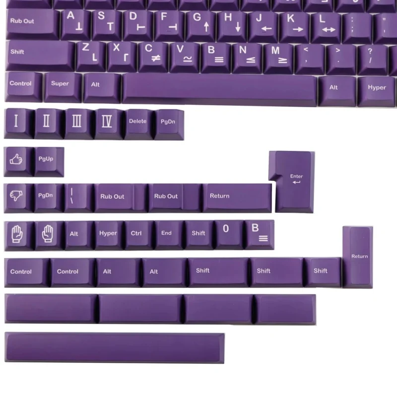 GMK Royal Cadet Clone Keycaps Set Purple Maths Cherry PBT - Image 7