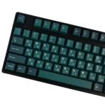 GMK Taiga Clone Keycaps Set Russian Green White Cherry PBT