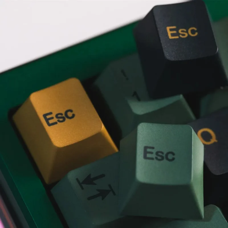 Libra Zodiac Keycaps Set Green Yellow Cherry PBT - Image 7